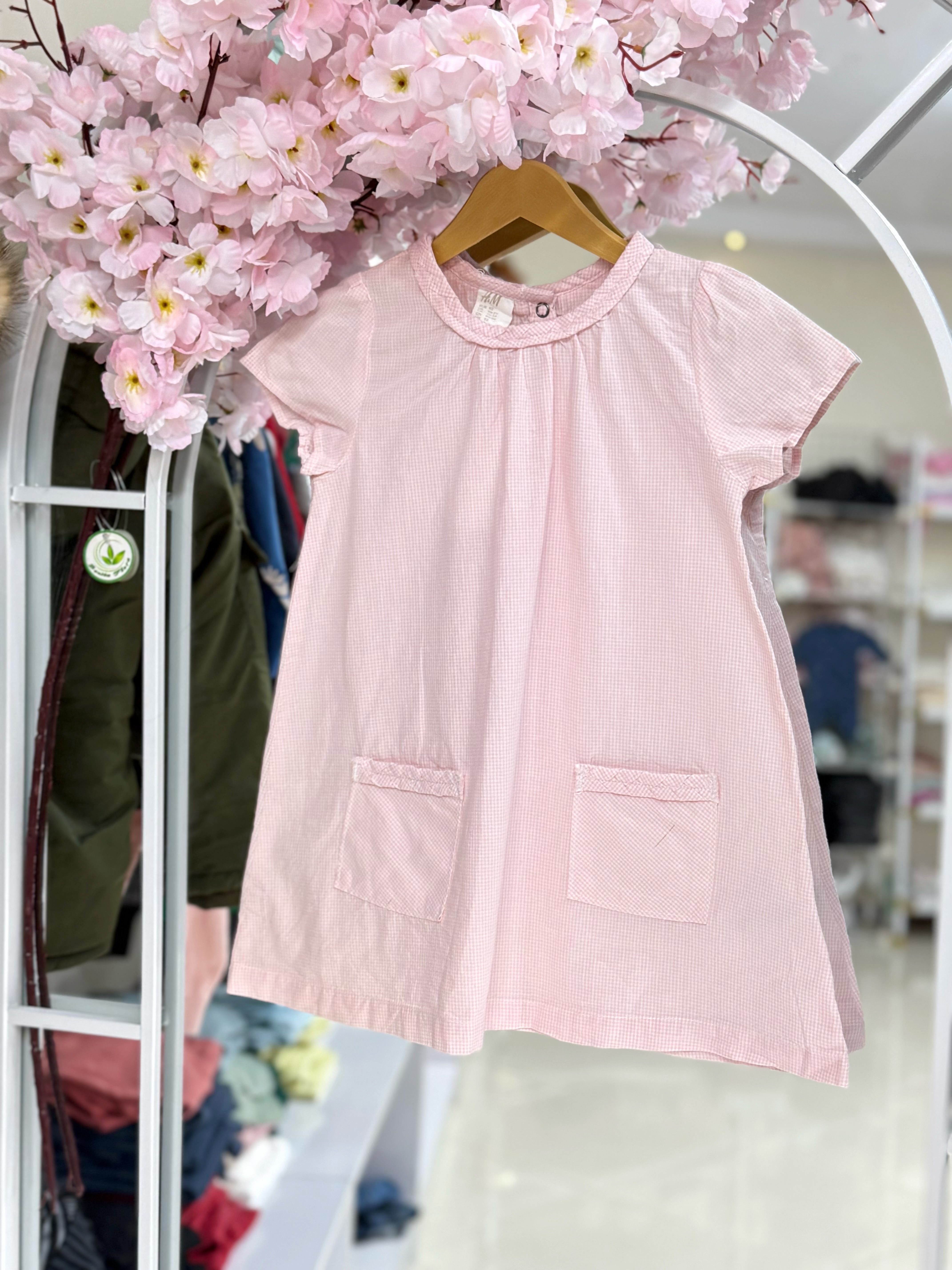 پیراهن نوزادی دخترانه H&M کد ۱۴۸۸
