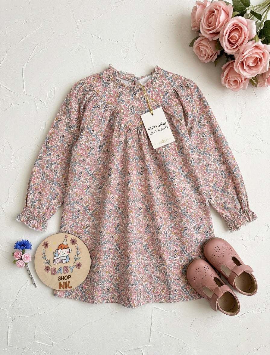 پیراهن بچگانه H&M مدل کبریتی