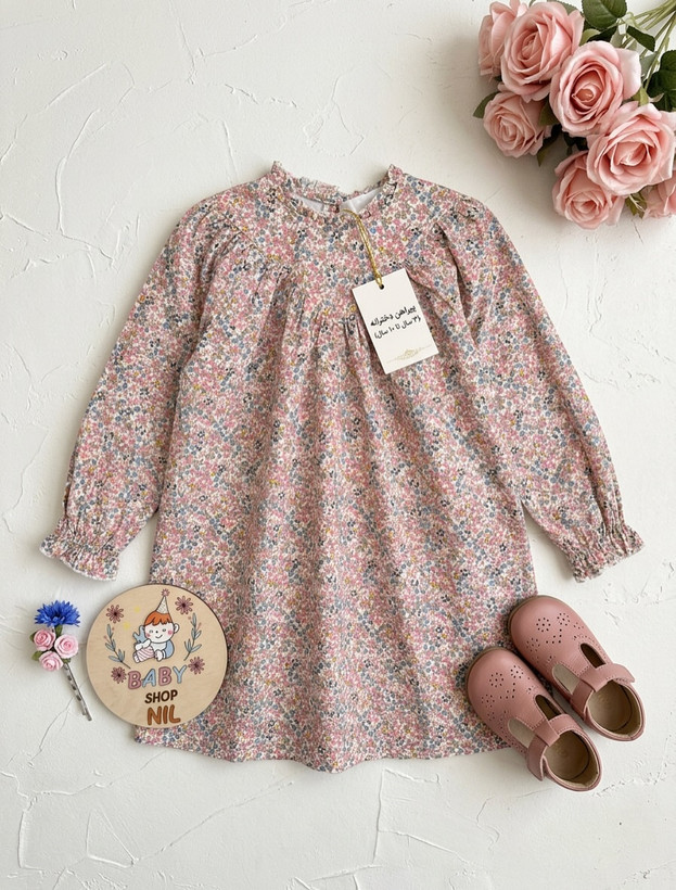 پیراهن بچگانه H&M مدل کبریتی